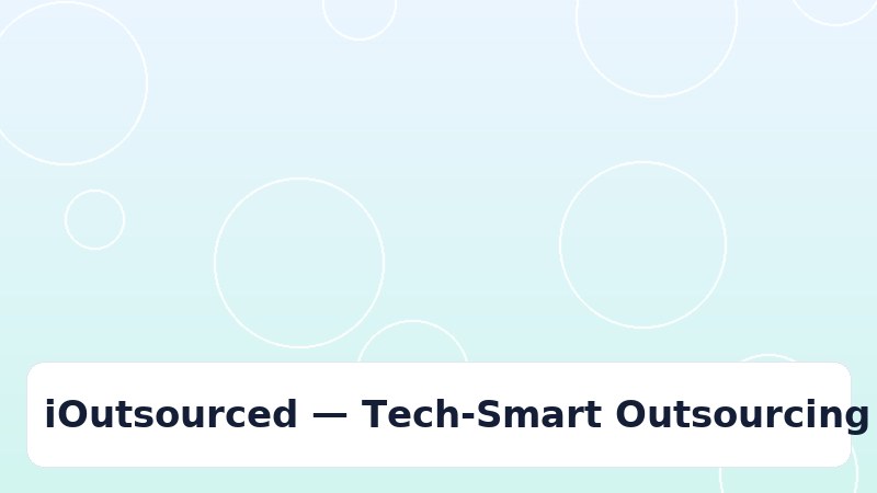 Tech-smart outsourcing with AI and iPhone